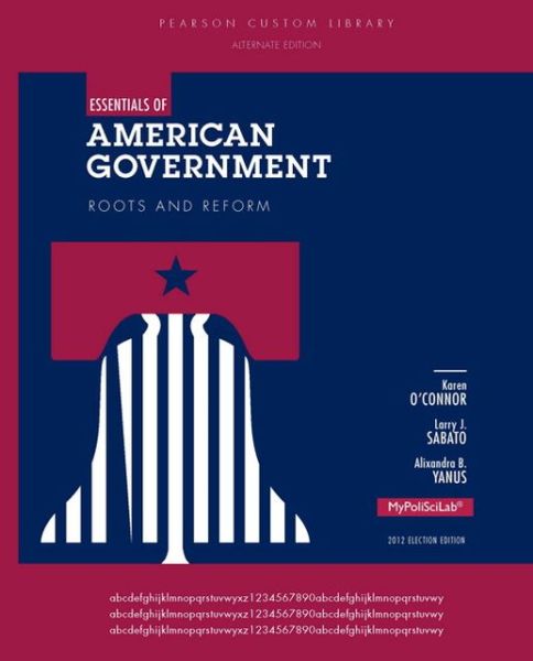 Cover for Karen O'connor · Essentials of American Government (Paperback Book) [Alternate Ed of 11th Revised edition] (2013)