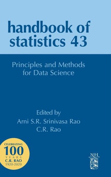 Cover for Principles and Methods for Data Science - Handbook of Statistics (Hardcover Book) (2020)