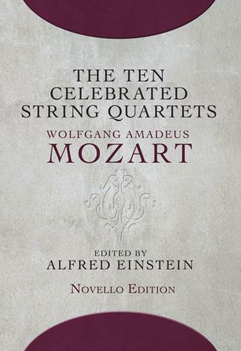 Cover for Wolfgang Amadeus Mozart · W.a. Mozart: Ten Celebrated String Quartets (Paperback Book) (2013)