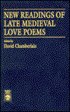 Cover for David Chamberlain · New Readings of Late Medieval Love Poems (Hardcover Book) (1992)