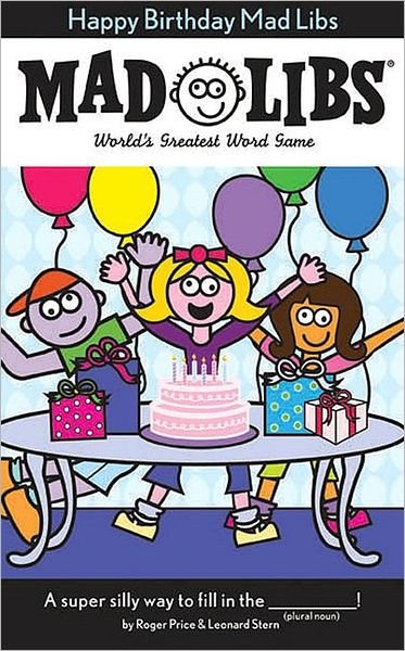 Cover for Roger Price · Happy Birthday Mad Libs - Mad Libs (Paperback Bog) (2008)