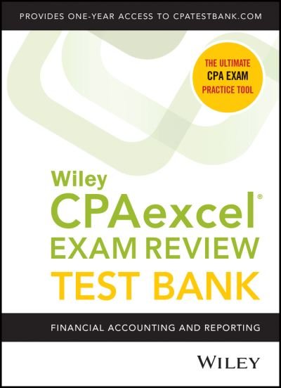 Cover for Wiley · Wiley's CPA Jan 2022 Test Bank - Financial Accounting and Reporting (1-year access) (Pocketbok) (2021)