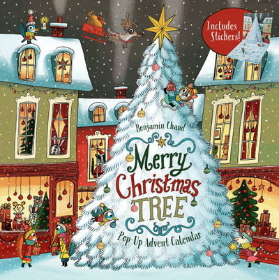 Merry Christmas Tree Pop-Up Advent Calendar - Benjamin Chaud - Fanituote - Chronicle Books - 9781452165110 - tiistai 23. heinäkuuta 2019