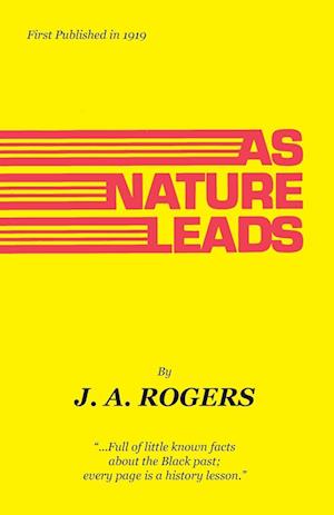 Cover for Joel Augustus Rogers · As Nature Leads (Paperback Book) (1987)