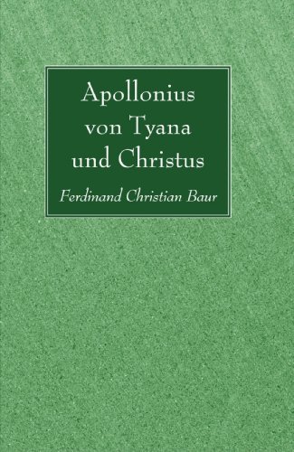 Cover for Ferdinand Christian Baur · Apollonius von Tyana und Christus (Paperback Book) [German edition] (2009)
