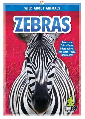 Cover for Martha London · Zebras - Wild About Animals (Hardcover Book) (2020)