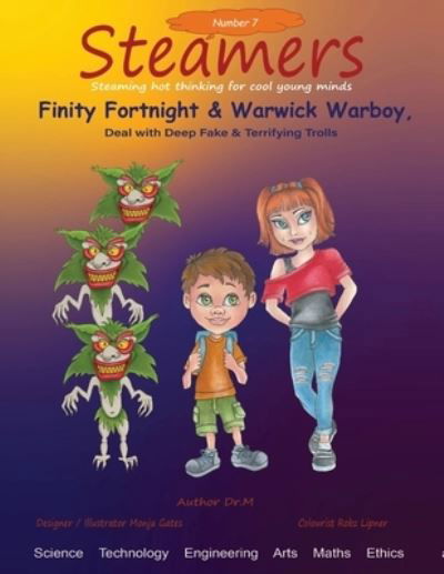 Cover for M · Finity Fortnight &amp; Warwick Warboy deal with deep fake and Terrifying Trolls (Pocketbok) (2021)
