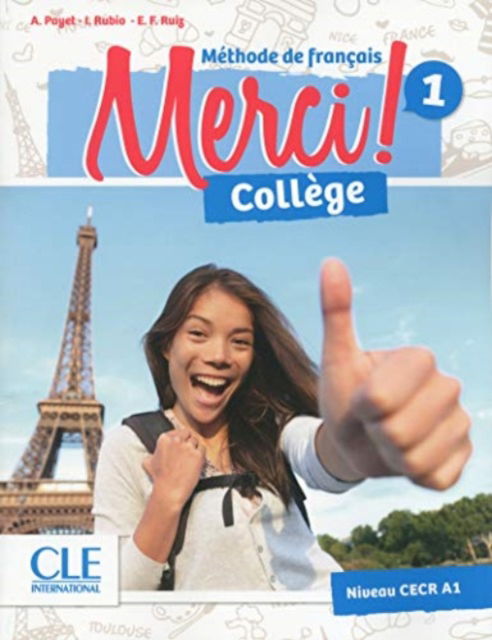 Cover for Adrien Payet · Merci! college 1 - A1 - Livre de l'eleve + Cahier d'activites + DVD (Paperback Book) (2023)