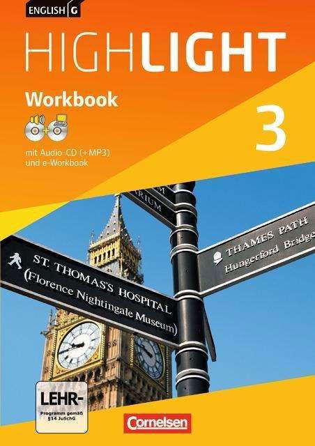 English G Highlight.3 7.Sj.WB+CD+eWork - Gwen Berwick - Bøger -  - 9783060333110 - 