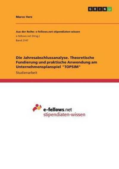 Cover for Herz · Die Jahresabschlussanalyse. Theore (Book) (2016)