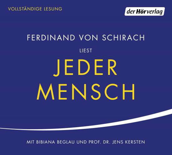 Jeder Mensch - Ferdinand Von Schirach - Music - Penguin Random House Verlagsgruppe GmbH - 9783844542110 - April 13, 2021