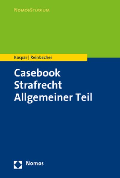 Cover for Kaspar · Casebook Strafrecht Allgemeiner (Book) (2020)