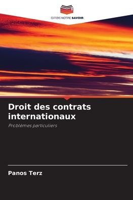 Cover for Panos Terz · Droit des contrats internationaux (Paperback Book) (2021)
