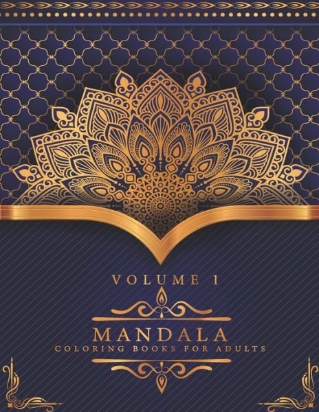 Cover for Benbook Publisher · Mandala Coloring Books For Adults Volume 1 (Paperback Bog) (2020)