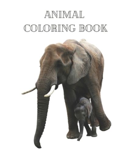 Cover for Anima Vero · Animal Coloring Book (Paperback Book) (2020)