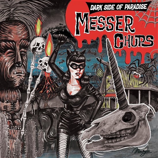 Cover for Messer Chups · Dark Side of Paradise (Yellow / Black Splatter Lp) (LP) (2024)