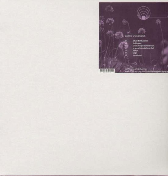 Cover for Quantec · Unusual Signals (LP) (2008)