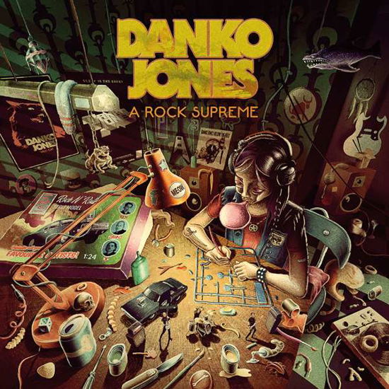 A Rock Supreme (Crystal Clear) - Danko Jones - Musiikki - AFM - 0884860258111 - perjantai 26. huhtikuuta 2019