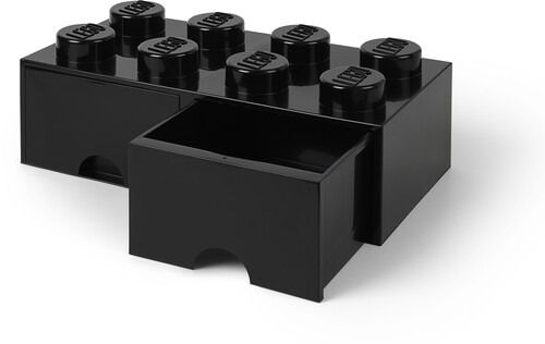 Cover for Room Copenhagen · Lego Brick Drawer 8 Black (MERCH) (2019)