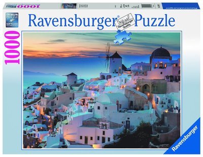 Cover for Ravensburger · Puzzel 1000 stukjes Avond in Santorini (N/A) (2019)
