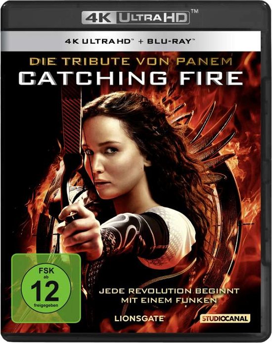 Cover for Die Tribute Von Panem - Catching Fire (4k Ultra Hd+blu-ray) (Blu-ray) (2017)