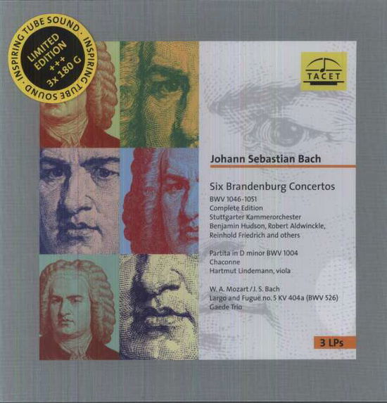 Cover for John Eliot Gardiner &amp; English Baroque Soloists · Bach Brandenburg Concertos (LP) (2010)