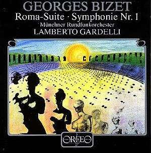 Cover for Munchner Rundfunkorchester / Gardelli · Roma-suite: Symphonie 1 (LP) (1989)