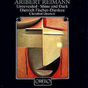 Cover for Fischer-dieskau / Reimann / Cherubini Quartett · Unrevealed / Shine &amp; Dark (LP) (1990)