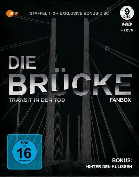 Cover for Die BrÜcke-transit in den Tod · Staffel 1-3 (Fanbox) (Blu-ray) (2016)