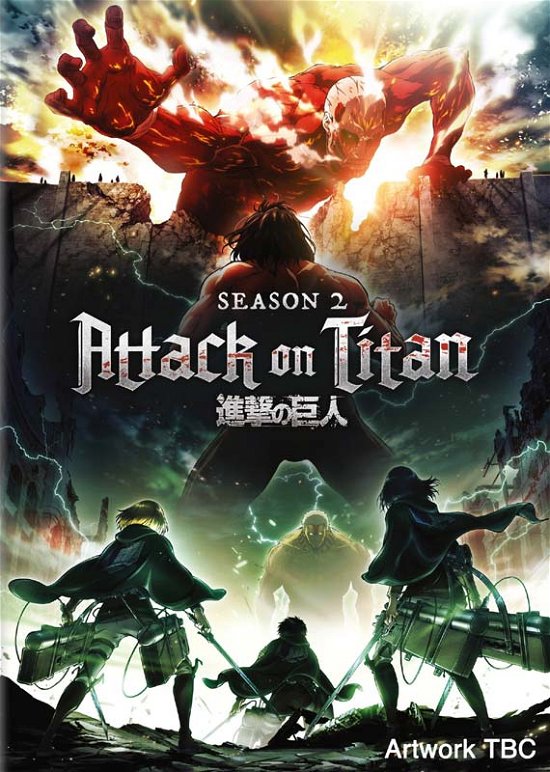 Cover for Attack On Titan · Attack On Titan Season 2 (DVD) (2018)
