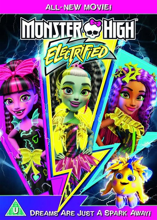 Cover for Monster High Electrified DVD · Monster High - Electrified (DVD) (2017)