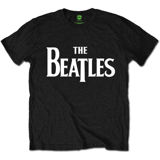 Cover for The Beatles · The Beatles Unisex T-Shirt: Drop T Logo (T-shirt) [size M] [Black - Unisex edition]