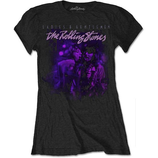 The Rolling Stones Ladies T-Shirt: Mick & Keith Together - The Rolling Stones - Fanituote - Bravado - 5055979940111 - 