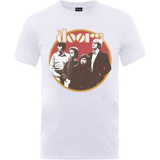 The Doors Unisex T-Shirt: Retro Circle - The Doors - Koopwaar - Merch Traffic - 5056170625111 - 