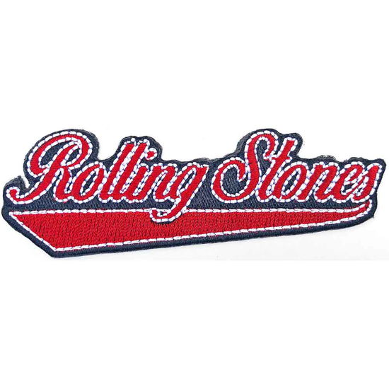 The Rolling Stones Standard Woven Patch: Baseball Script - The Rolling Stones - Koopwaar - Value Merch - 5056368642111 - 13 januari 2023
