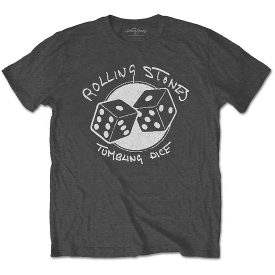 Cover for The Rolling Stones · The Rolling Stones Unisex T-Shirt: Tumbling Dice (T-shirt) [size S] [Grey - Unisex edition]