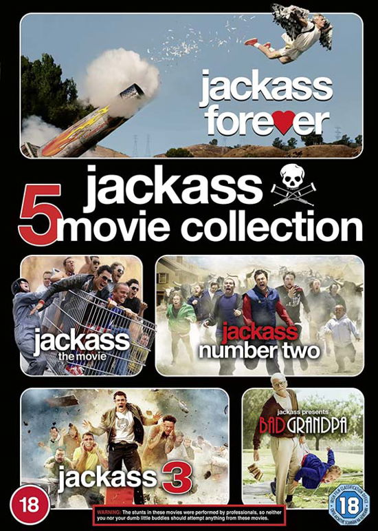 Cover for Jackass 5 Movie Collection · Jackass Movie Collection (DVD) (2022)