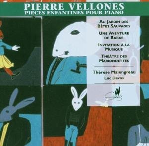 Vellones Pierre (1889-1939)- Piano Pieces For Children: Une Aventure De Babar For Piano Four - Vellones / Malengreau / Devos - Musiikki - CYPRES - 5412217016111 - perjantai 21. huhtikuuta 2017