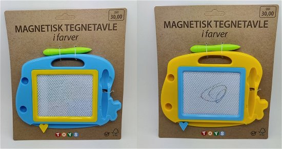 Magnetisk tegnetavle i farver 2-asst (TILBEHØR) (2024)