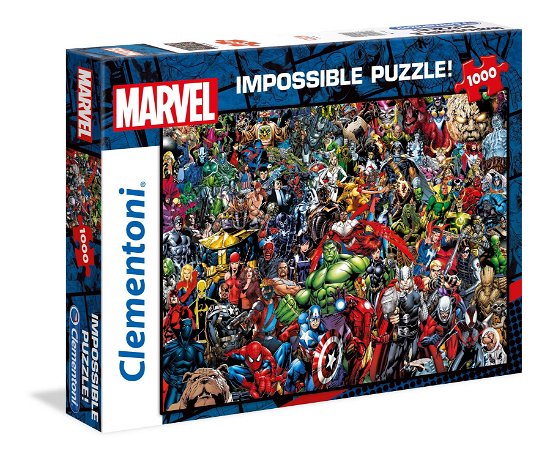 Cover for Clementoni · Puslespil Impossible Marvel, 1000 brikker (Puslespil) (2023)