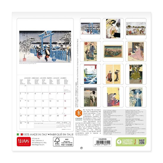 Legami · Japanese School Wall Calendar 2023 (Calendar) (2022)