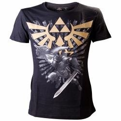 Nintendo - Black. Zelda Link T-Shirt - Size XXL (TS221100NTN-2X) - Bioworld Europe - Merchandise -  - 8718526037111 - 