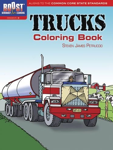 Cover for Steven James Petruccio · Boost Trucks Coloring Book - Boost Educational Series (Paperback Bog) (2013)