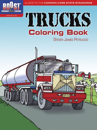 Cover for Steven James Petruccio · Boost Trucks Coloring Book - Boost Educational Series (Taschenbuch) (2013)