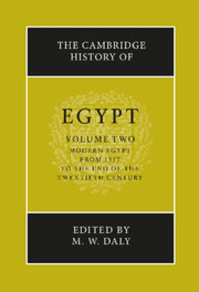 Cover for M W Daly · The Cambridge History of Egypt - The Cambridge History of Egypt 2 Volume Set (Hardcover Book) (1998)