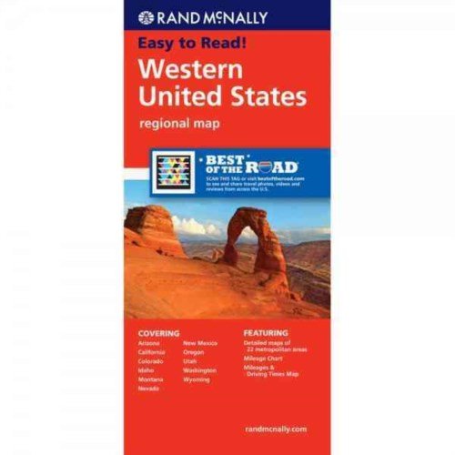 Cover for Rand Mcnally · Rand Mcnally Western United States Regional Map (Landkarten) [Map edition] (2010)
