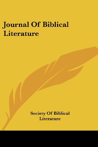 Cover for Society of Biblical Literature · Journal of Biblical Literature (Paperback Book) (2007)