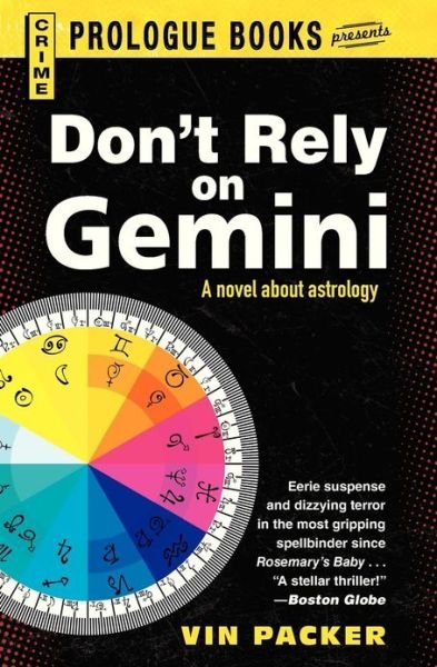 Cover for Vin Packer · Don't Rely on Gemini (Pocketbok) (2013)