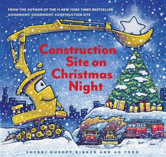 Cover for Sherri Duskey Rinker · Construction Site on Christmas Night - Goodnight, Goodnight, Construction Site (Innbunden bok) (2018)