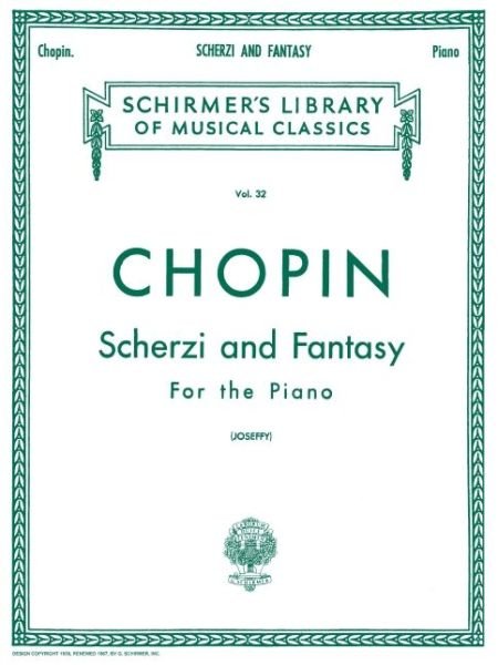 Cover for Frederic Chopin · Scherzi; Fantasy in F Minor (Bog) (1986)